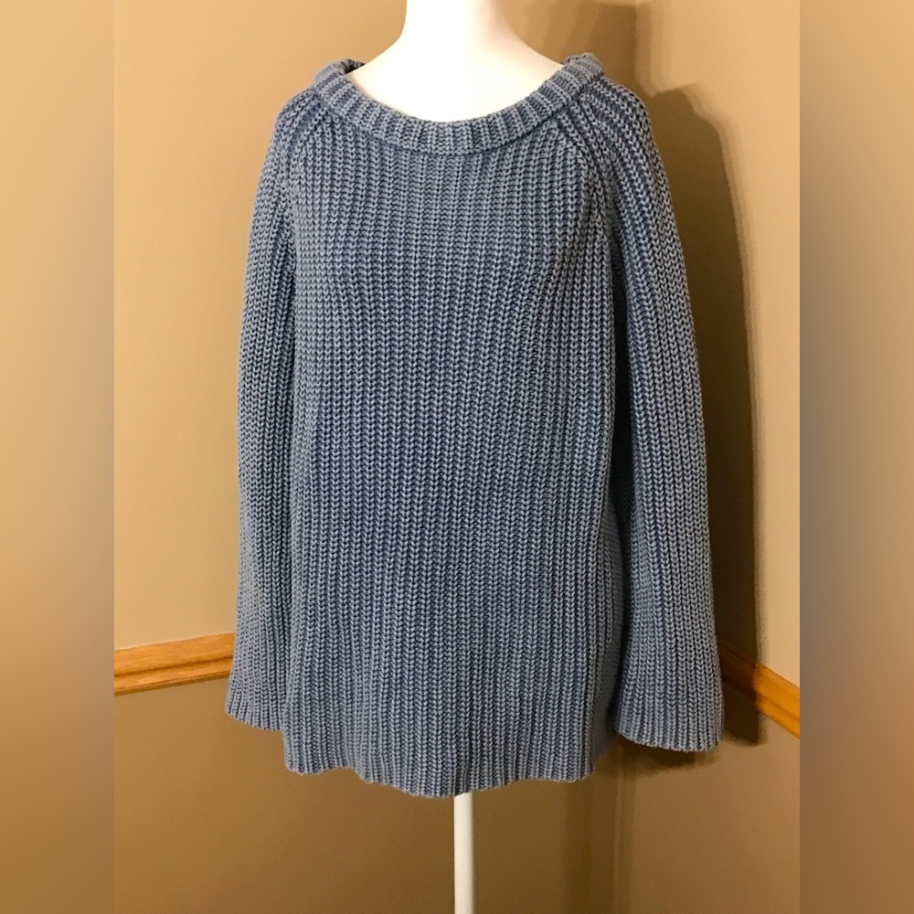 Women’s Demylee Blue Knit Sweater Cotton Size Small - Picture 1 of 7